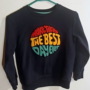 Colorful 365 Kids from Garanimals Make Today The Best Day Ever Sweatshirt Size 8